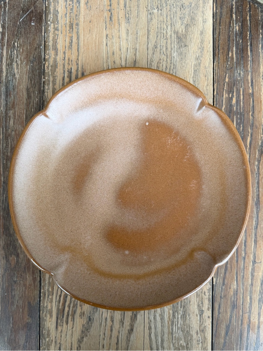Frankoma 5F Plainsman Prairie Brown Dinner Plate